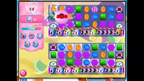 Candy Crush Level 3500 Talkthrough, 23 Moves 0 Boosters