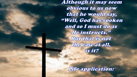 Daily Bible Verse Commentary - Acts 7:3