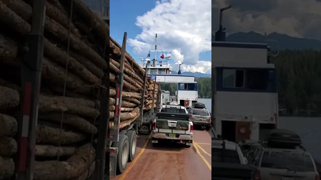 BC Ferry Boat from Crawford Bay to Balfour BC