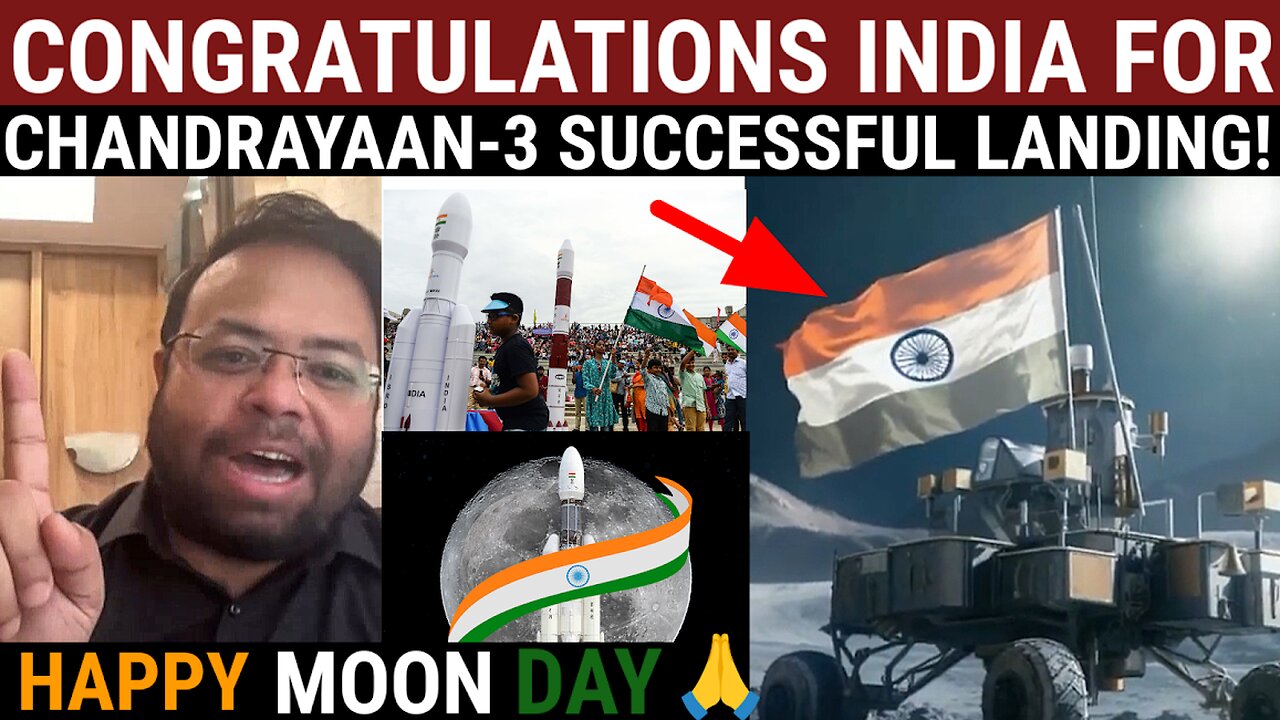 "Chandrayaan-3's Epic Lunar Landing: India's Space Dominance 🚀🌕"