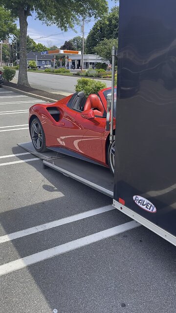 Ferrari 488 Spider Delivery Day