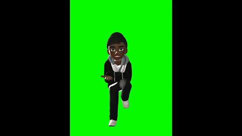 Vídeo de Animação - Avatar dançando - Chroma Key - Green Screen