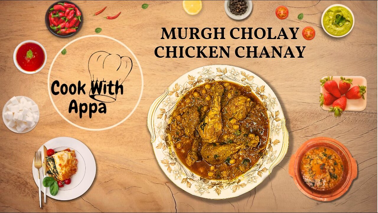 Chicken Cholay Recipe/Chicken Chanay/Murgh Cholay ka Salan/Chicken with chickpeas gravy