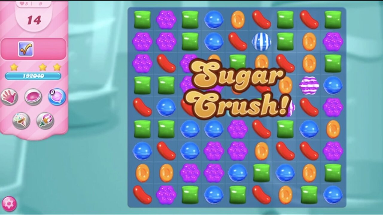 Candy Crush Saga | Level 9 | NO BOOSTERS | 3 STARS | PASSED ON FIRST TRY! | 285120 🦄