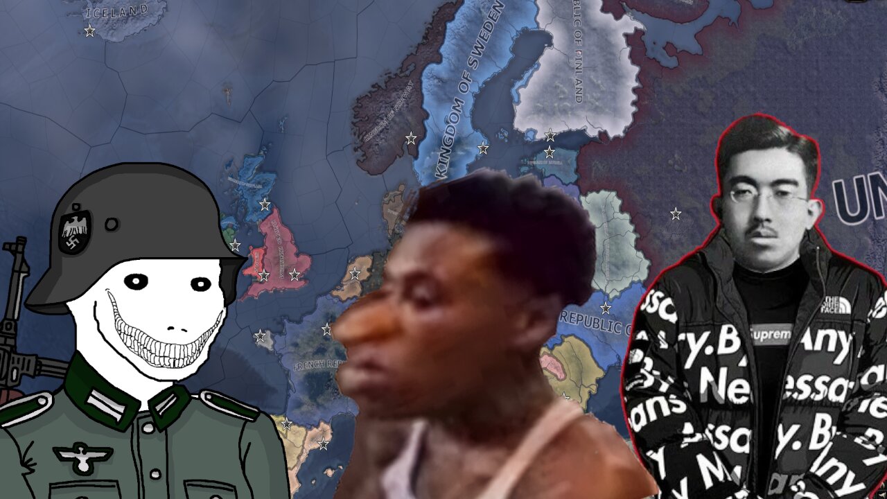 Goofy ahh WW2 || Hoi4 ||