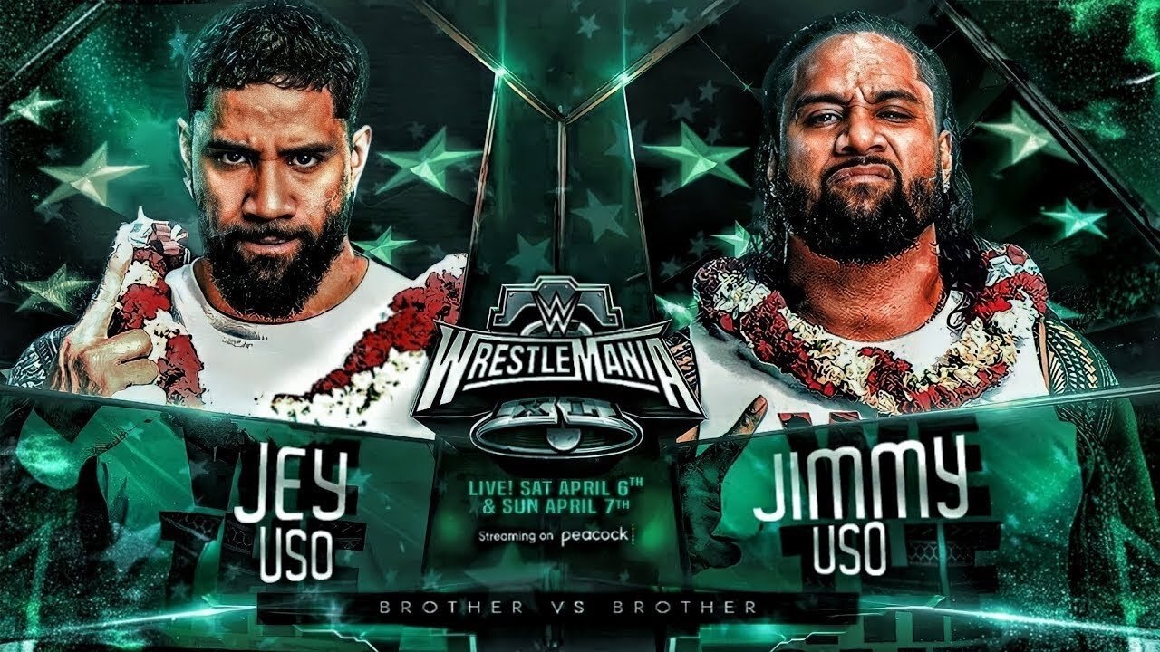 Jey vs Jimmy Uso Wrestlemania XL