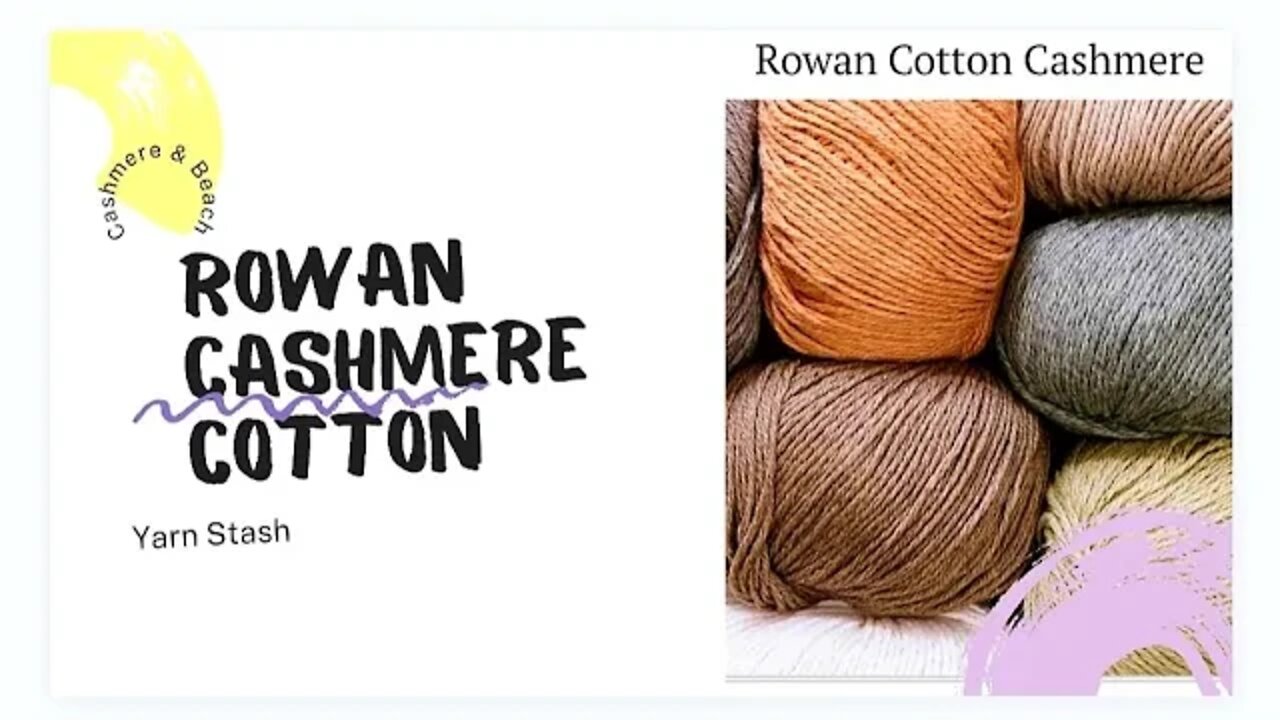 Rowan Cashmere Cotton Yarn #knitting #cashmereyarn