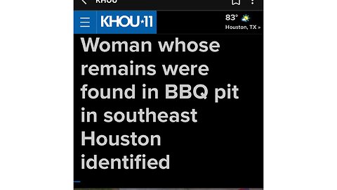 Woman whose remains were found in BBQ pit in southeast Houston identified