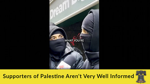 Supporters of Palestine Aren't Very Well Informed