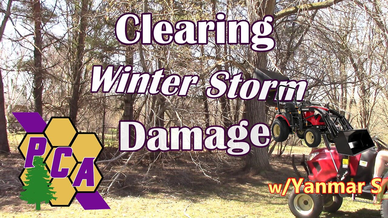 Clearing Winter Storm Damage w/Yanmar SA324
