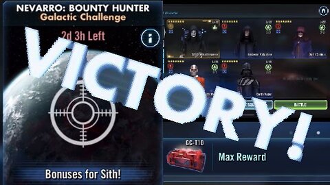 Galactic Challenge Nevarro: Bounty Hunters EASY Full Auto with SEE??! The Worst GL Pulls Through!