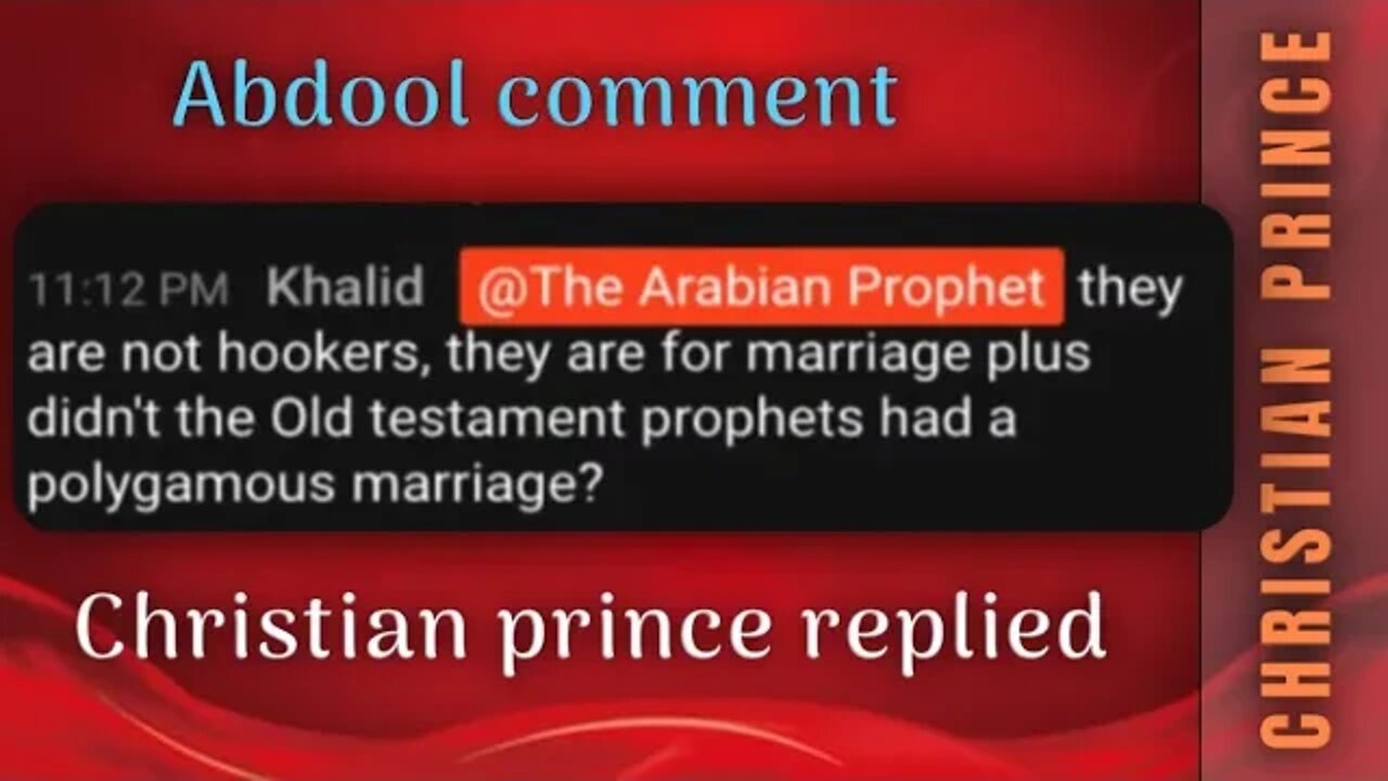 They are not ho@kers they are for marriage - Christian prince