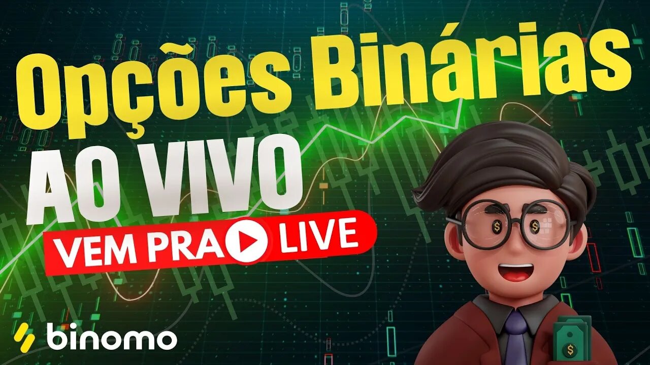 Operando Opções Binárias ao Vivo - BINOMO