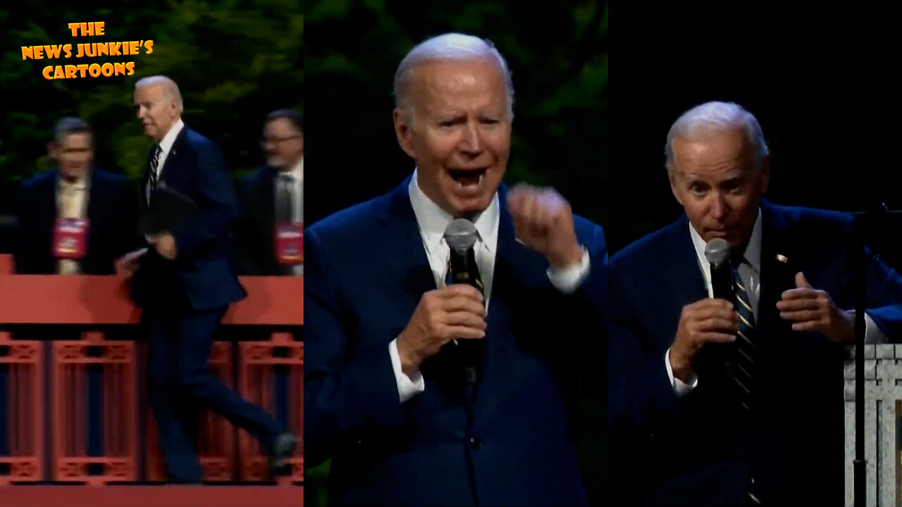Psychotic Biden is back!