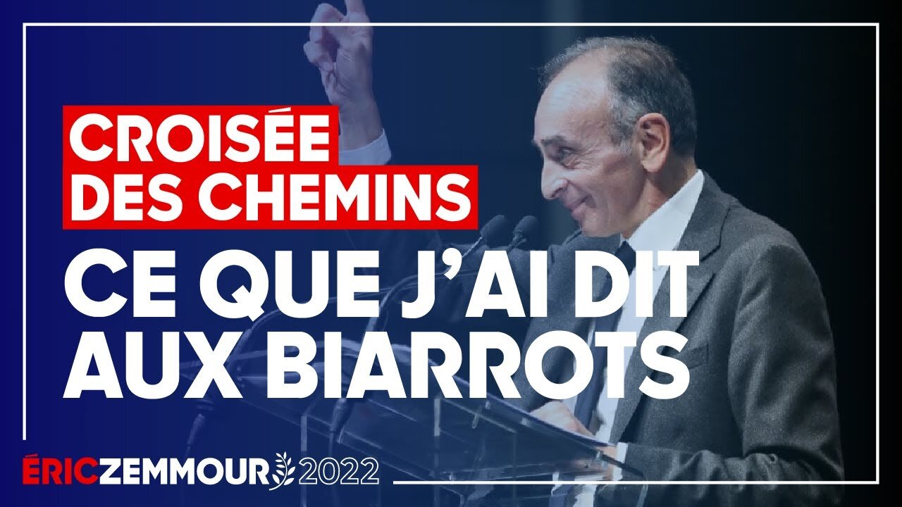 Eric Zemmour en conférence à Biarritz