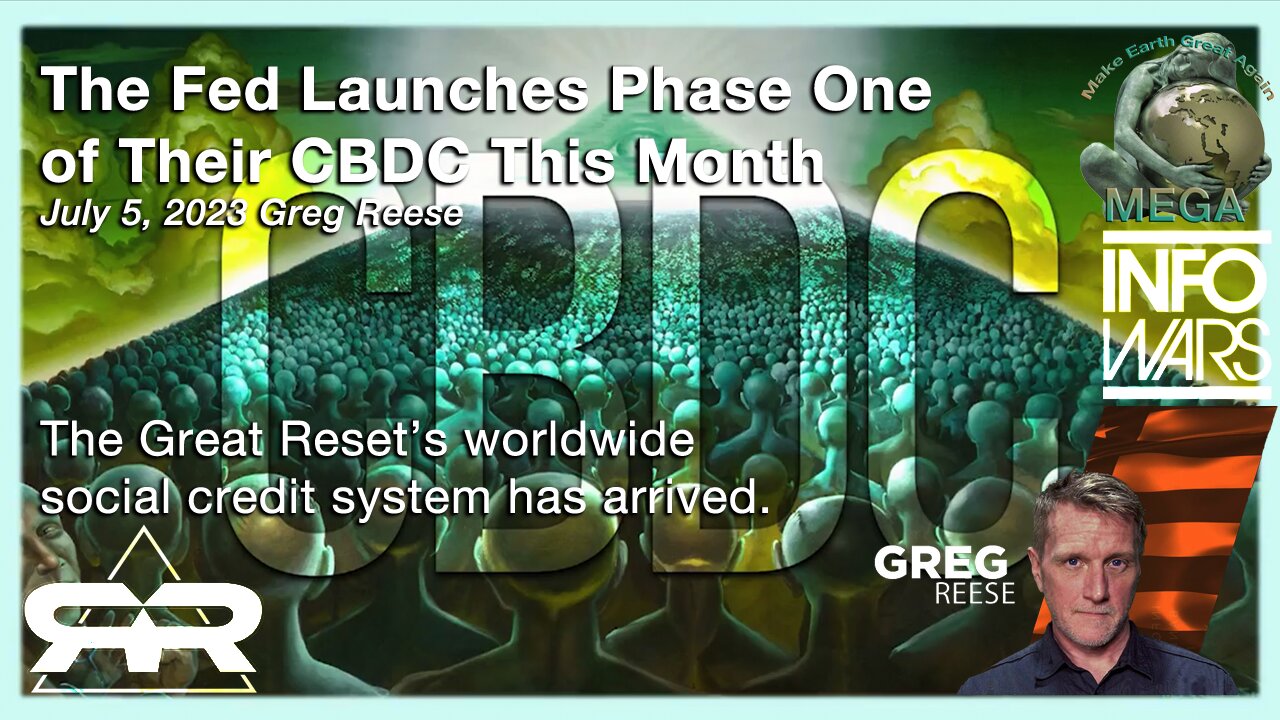 The Fed Launches Phase One of Their CBDC This Month · July 5, 2023 Greg Reese