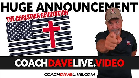 Coach Dave LIVE | 8-30-2021 | HUGE ANNOUNCEMENT
