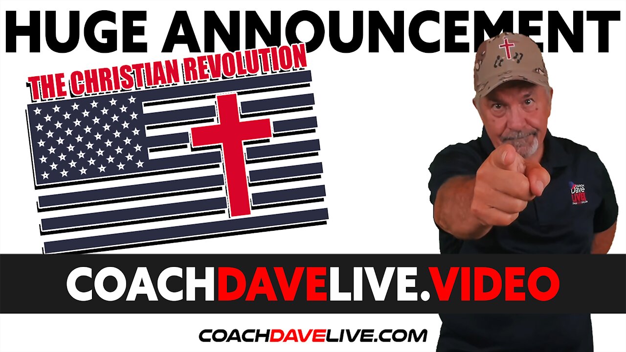 Coach Dave LIVE | 8-30-2021 | HUGE ANNOUNCEMENT