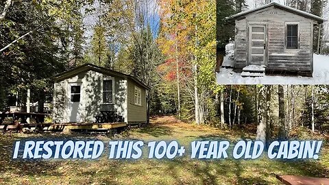 I Restored this 100+ Year Old Lakeshore Cabin