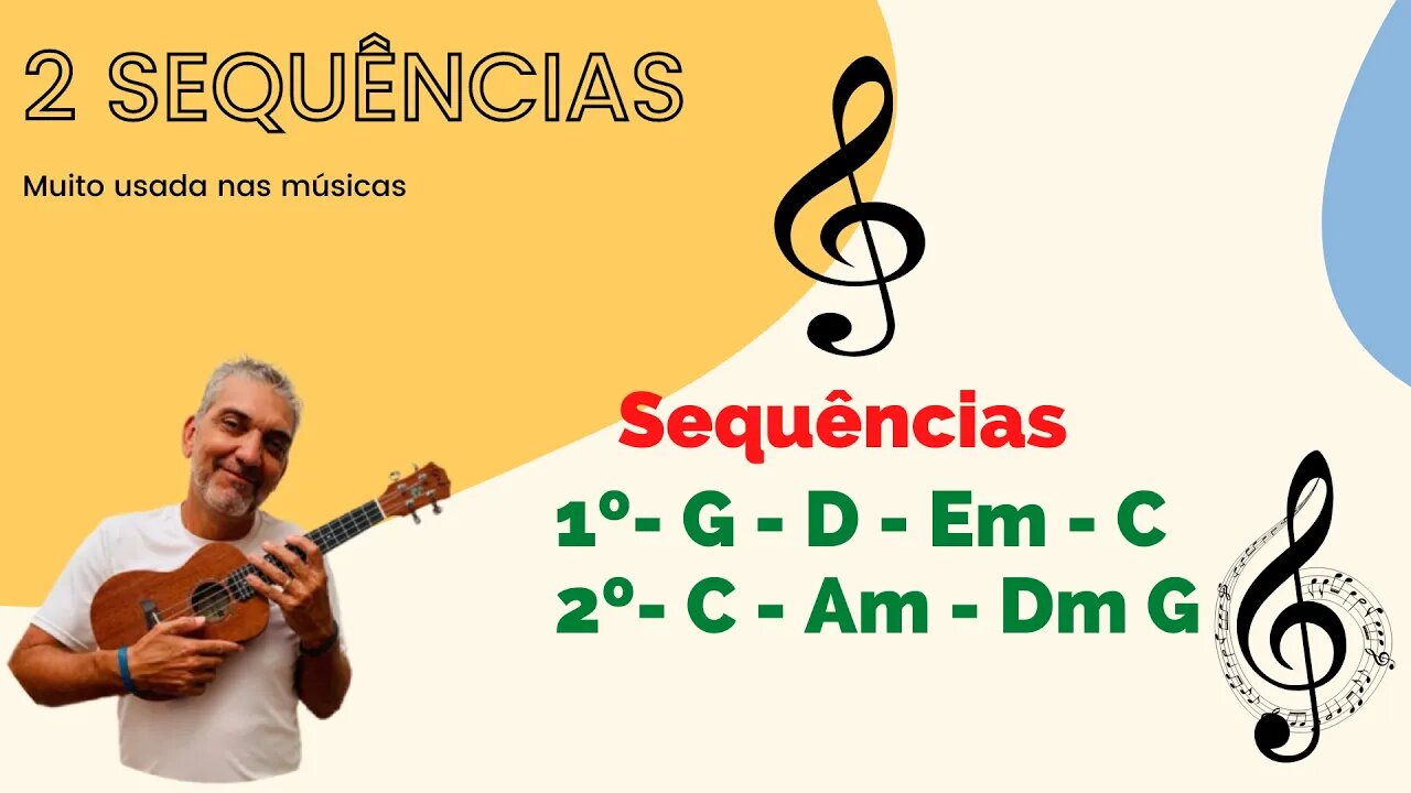 Duas sequências de acordes muito usadas nas músicas