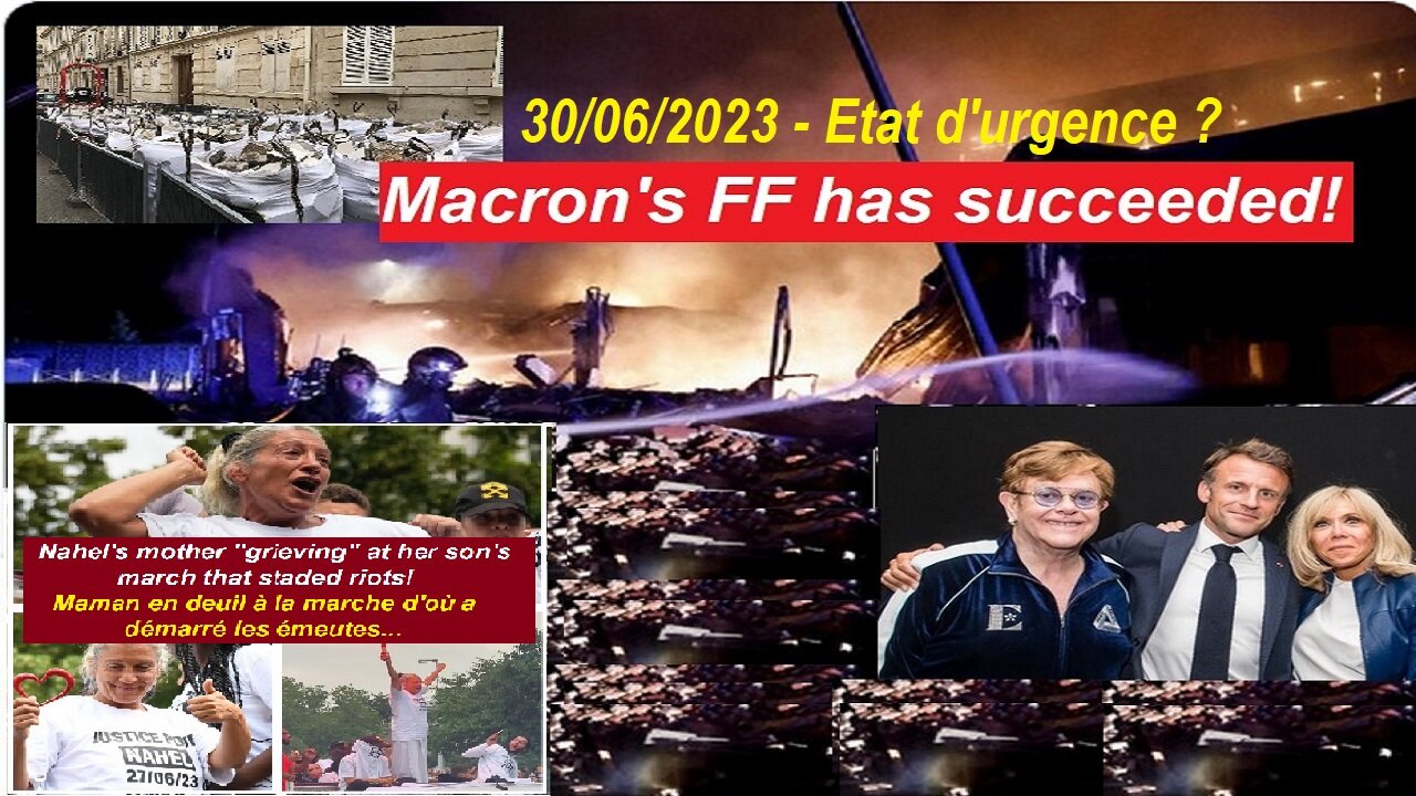 Macron got what he needed! (FF) - Macron, opération réussie, ON Y EST ! (French Eng subs - 300623)