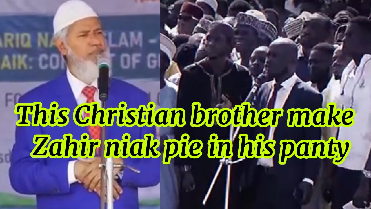 This Christian brother made Zakir niak pie in his panty