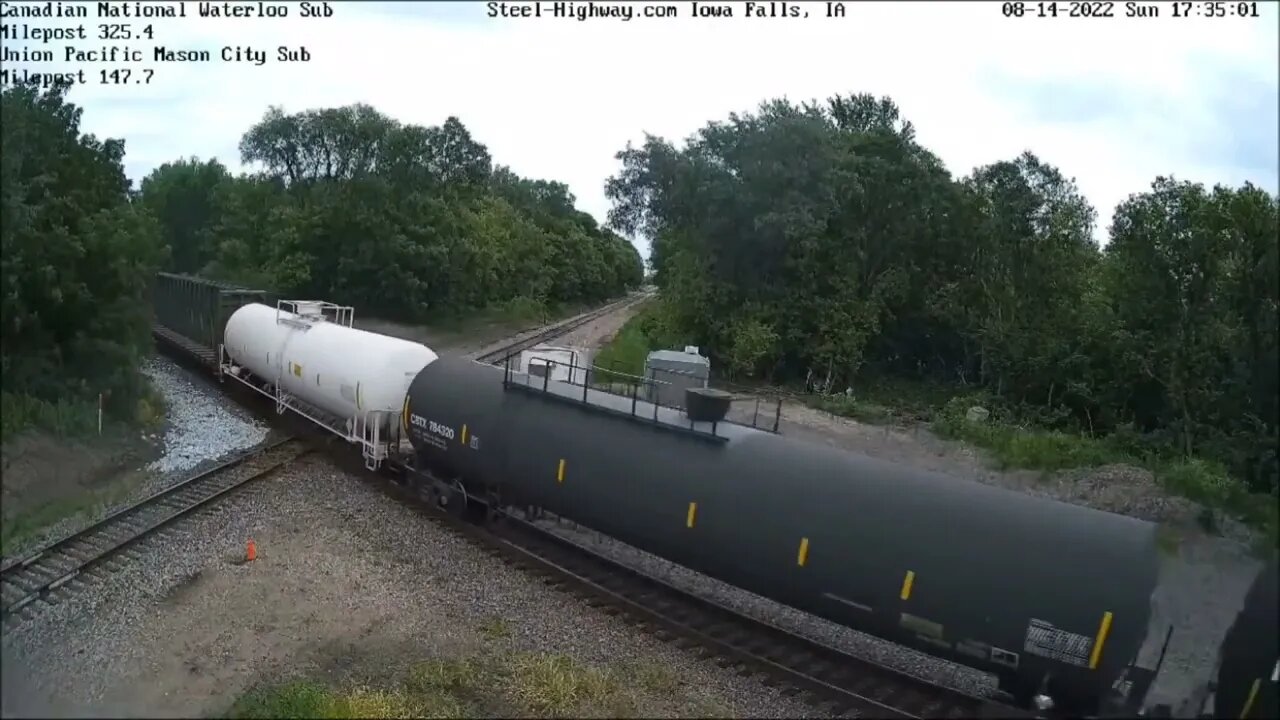 KCS 4758 Leading NB UP Manifest at Mills Tower in Iowa Falls, IA on August 14, 2022 #steelhighway