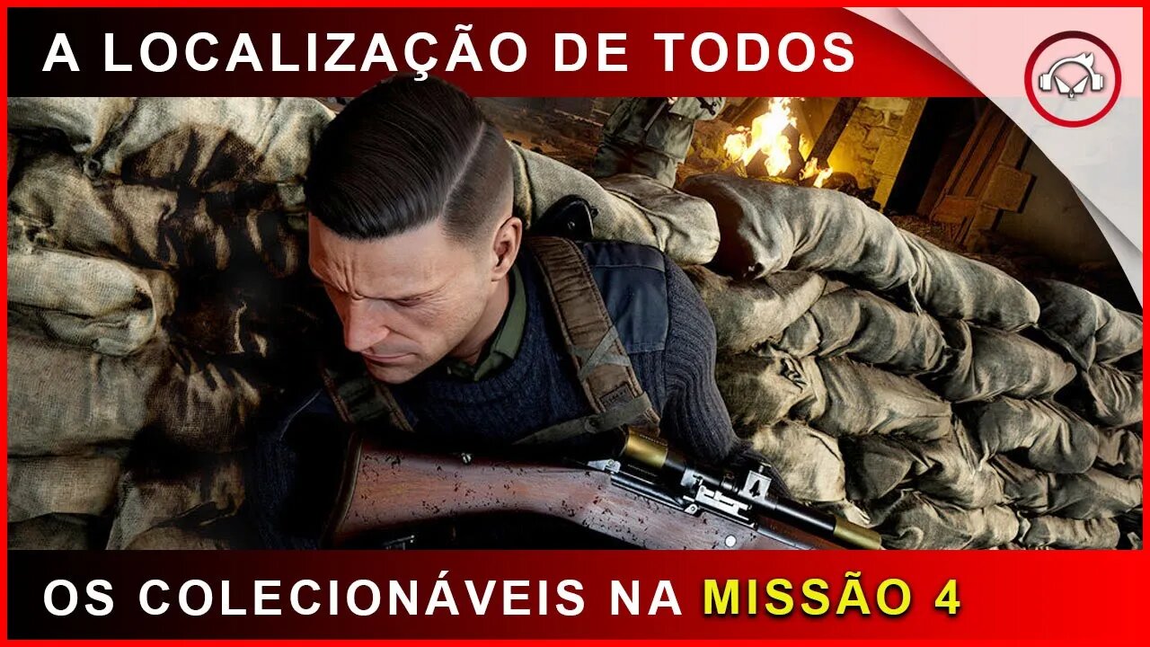 Sniper Elite 5 , Localização de todos os colecionáveis na nissão 4 | Super-dica