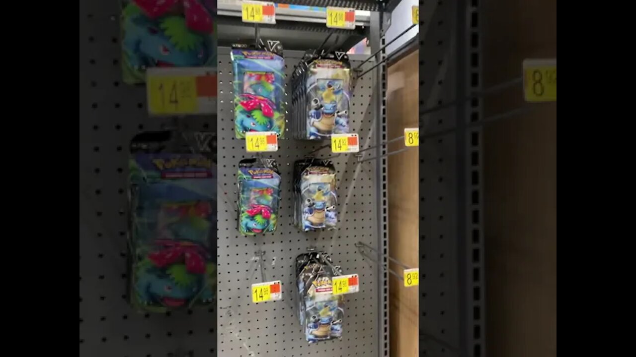 Barren Pegs at Walmart #shorts | Pokémon TCG