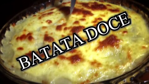 BATATA DOCE!!!! NUNCA COMI ALGO ASSIM, ESCONDIDINHO DE BATATA DOCE, FITNESS E SAUDÁVEL!