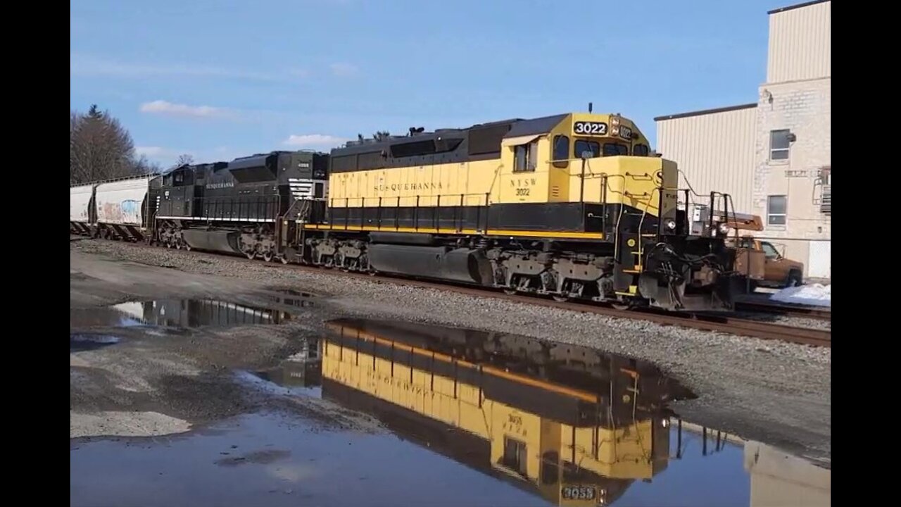 NYS&W From Cortland to Syracuse AND EMD SD45-2 ex BN Locomotive