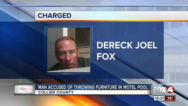 Man arrested for belligerence at Collier motel