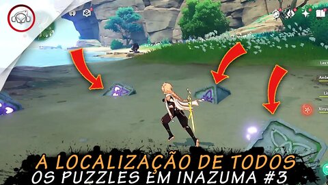 Genshin Impact, A Localização de todos os PUZZLES em INAZUMA #3 | Super Dica PT-BR