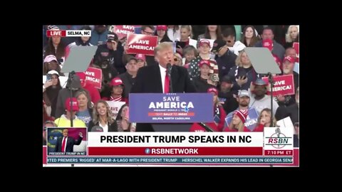 President Trump - North Carolina - April 2022