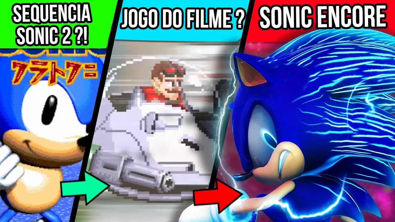 JOGO do FILME do SONIC?! | 9 JOGOS NOVOS do SONIC