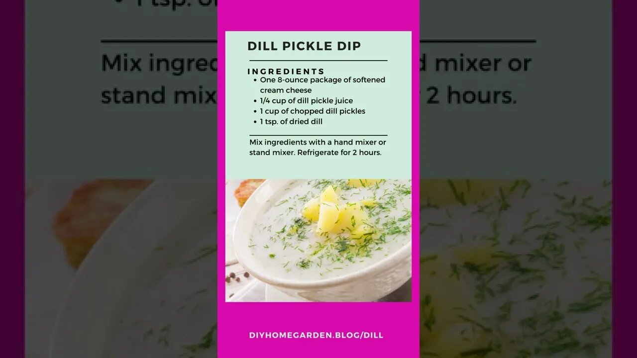 Dill Pickle Dip Recipe