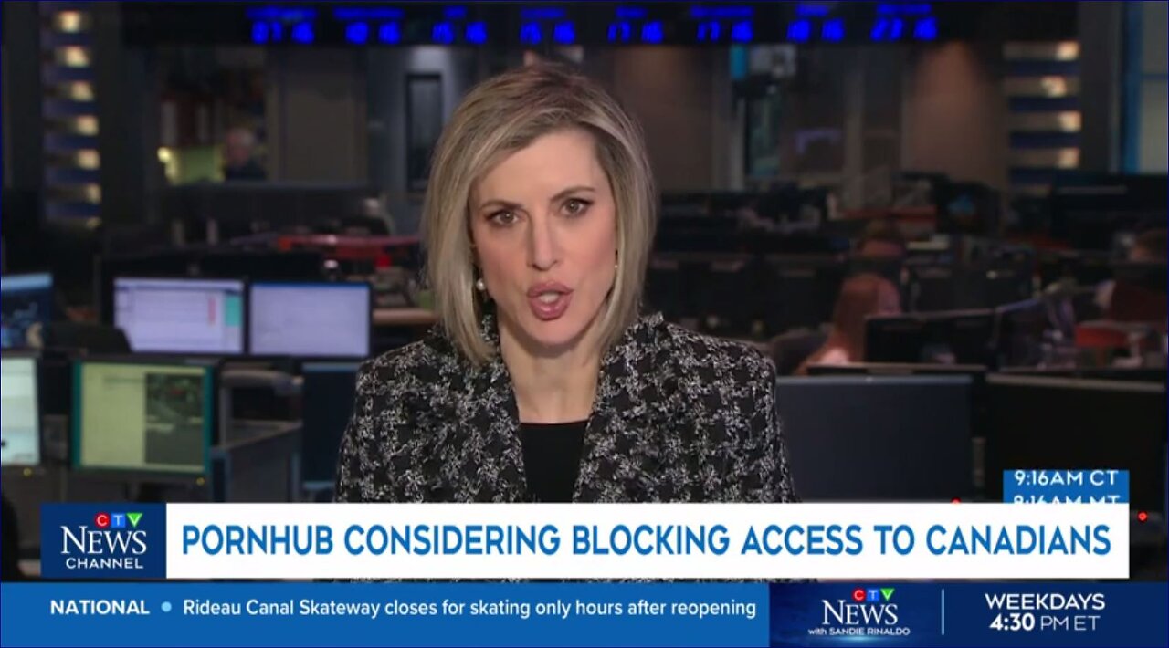 Pornhub will be Blocked in Canada. No Porn for You !