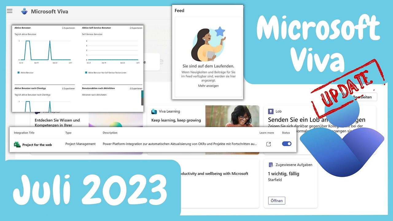 Microsoft Viva Update Juli 2023 | Welche Neuerungen sind dazugekommen?