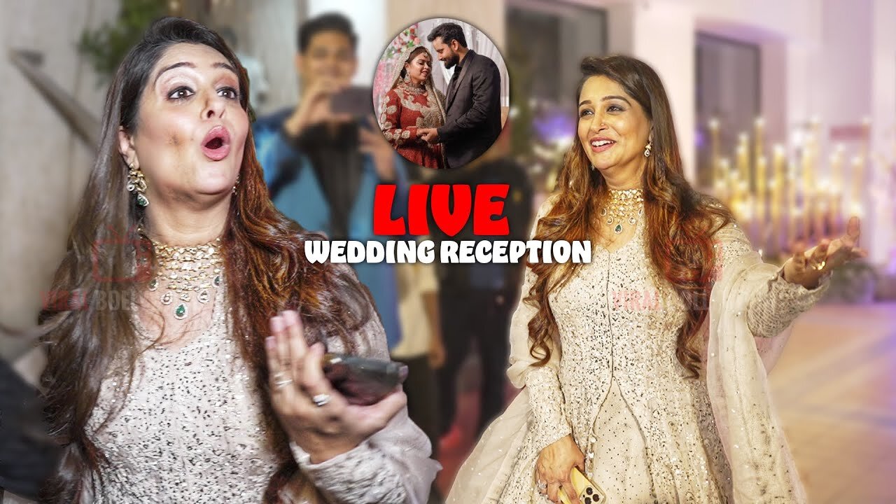 The Gorgeous Dipika Kakar LIVE VLOG at Saba Ibrahim Wedding Reception