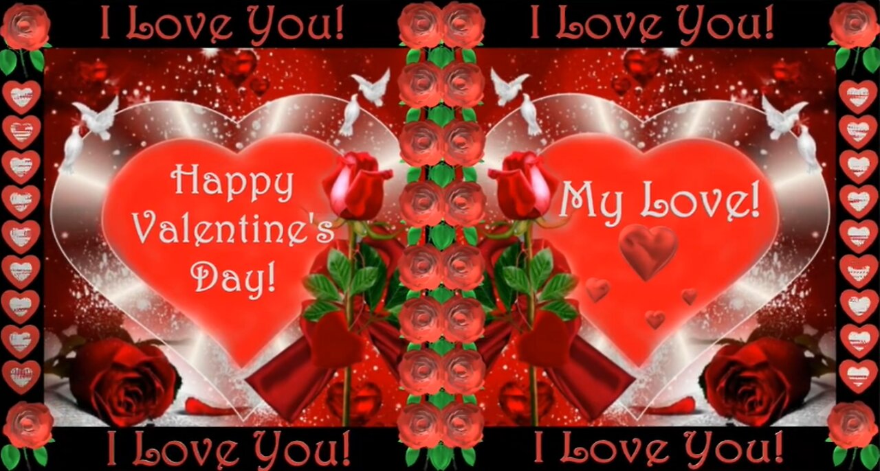 Elvis Presley - Love Me Tender - Happy Valentine's Day - Video card - From Happy Birthday 3D