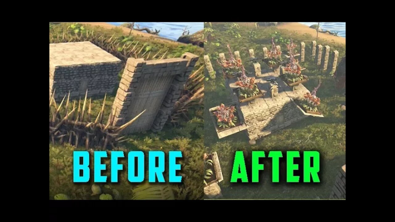 Ark - How to UPGRADE your basic base [Start to End]