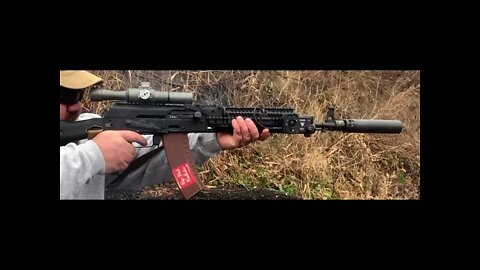 Suppressed Arsenal AK74 with all the bells and whistles bumpfire!