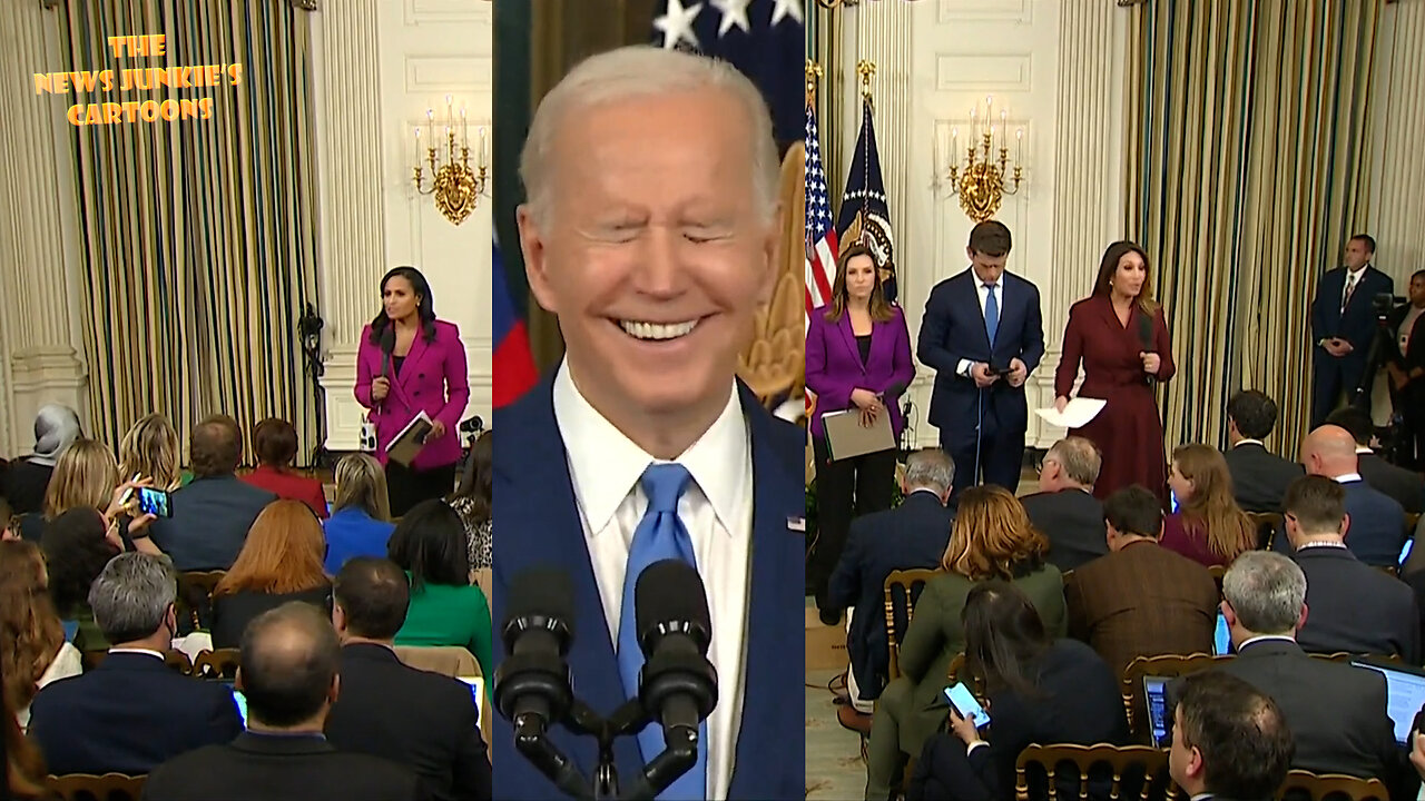 Biden & Dem pocket media: "I've been given a list on 10 people that I'm supposed to call on & you are all supposed to ask me 1 Q."