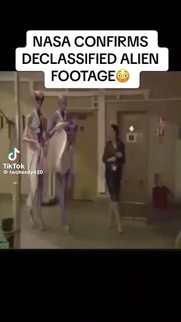 NASA confirms declassified footage of aliens