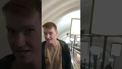 Riding The Escalator in Russia
