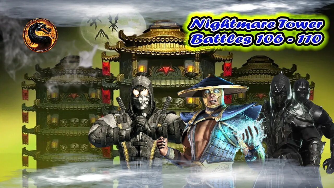 MK Mobile. Nightmare Tower Battles 106 - 110 [ Mortal Kombat ]