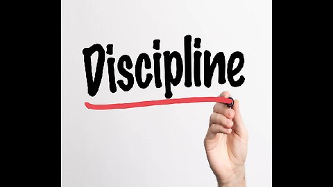 A WORD ON DISCIPLINE