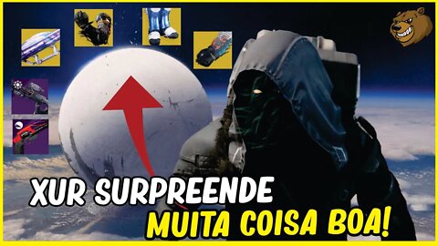 DESTINY 2 │ ONDE ESTA O XUR ? TEM MUITA COISA BOA CORRE! 28/01/2022