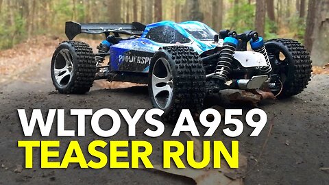 WLTOYS A959 Vortex vs Ginormous Leaves!! TEASER RUN