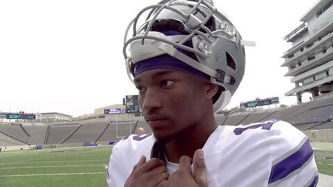 Kansas State Football | AJ Parker interview following Spring Showcase | April 13, 2019